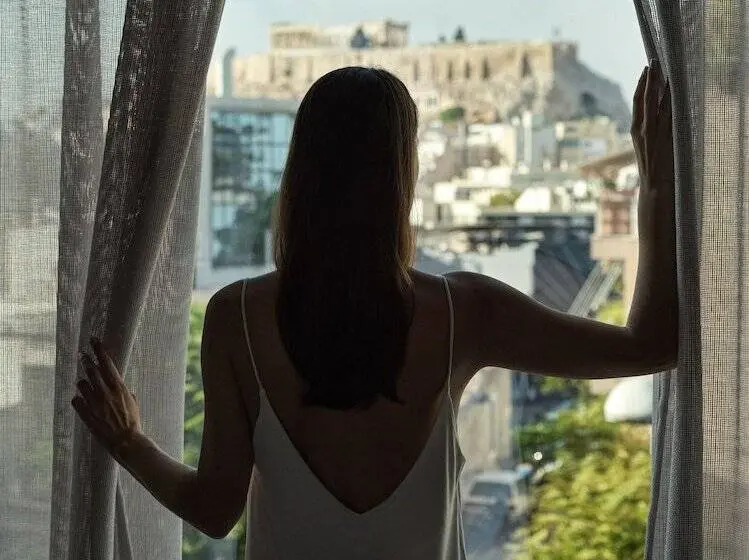 Deluxe-sviitti näköalalla, Monastik Living In Athina