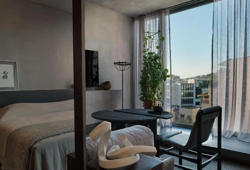 Deluxe-sviitti näköalalla, Monastik Living In Athina