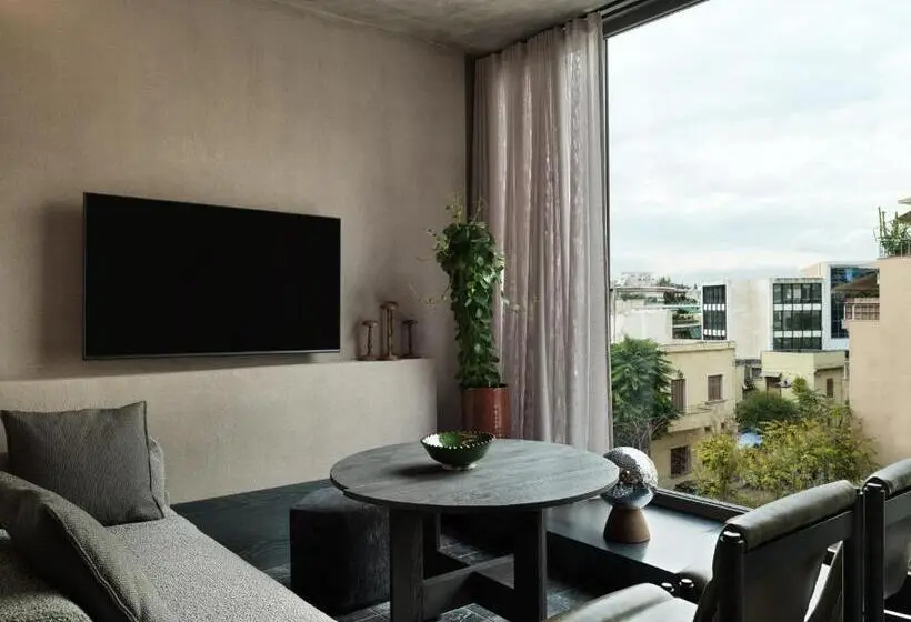 Deluxe-sviitti näköalalla, Monastik Living In Athina