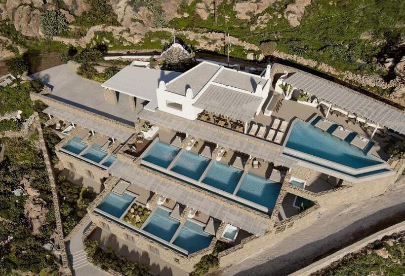 Люкс Deluxe Кровать Кинг, Nomia Sunset Suites Mykonos