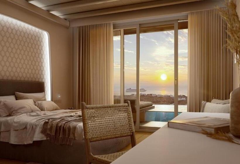 전용 풀장 주니어 스위트, Nomia Sunset Suites Mykonos