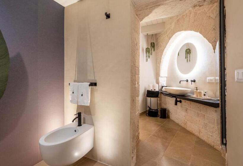 带按摩浴盆的套房, La Mandorla Luxury Trullo