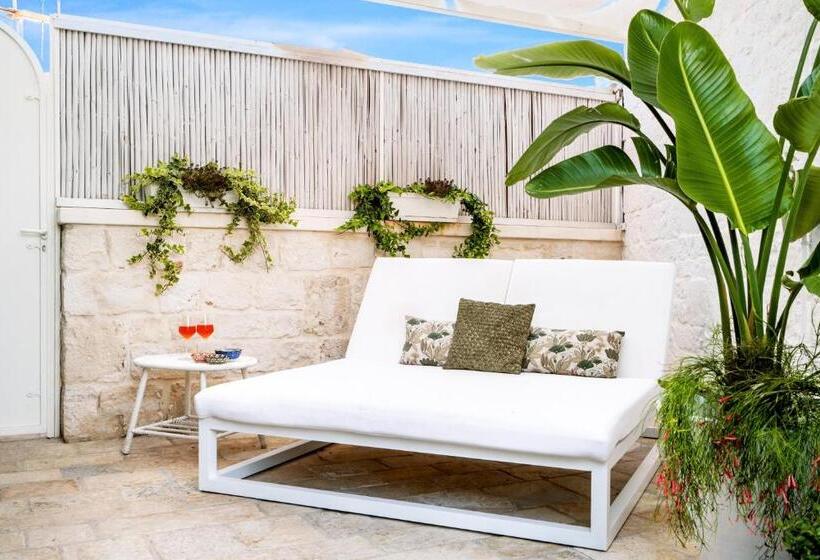 带按摩浴盆的套房, La Mandorla Luxury Trullo