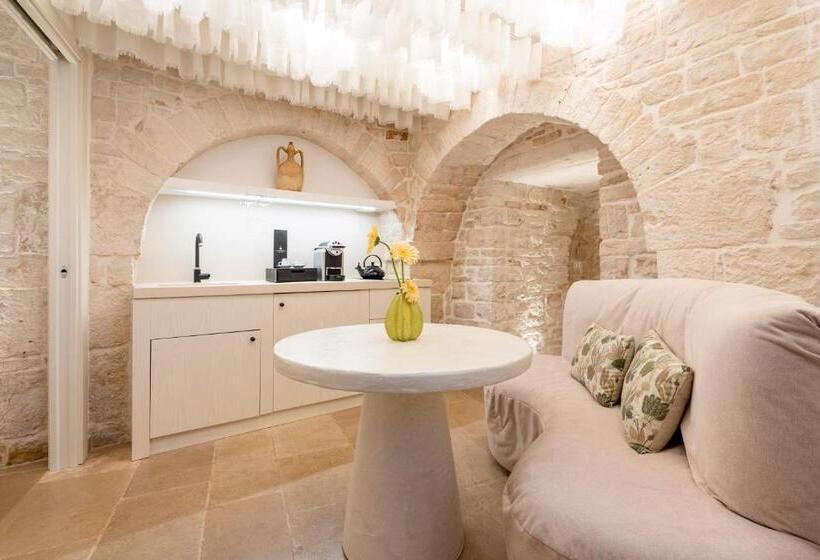 带按摩浴盆的套房, La Mandorla Luxury Trullo