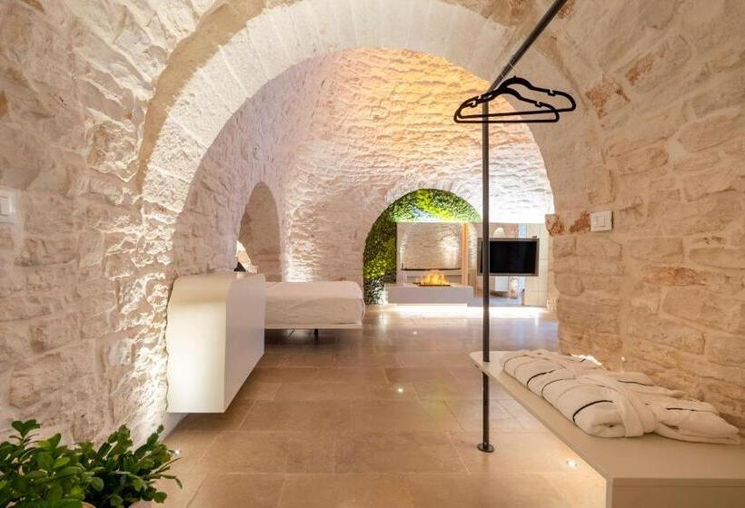 带按摩浴盆的套房, La Mandorla Luxury Trullo