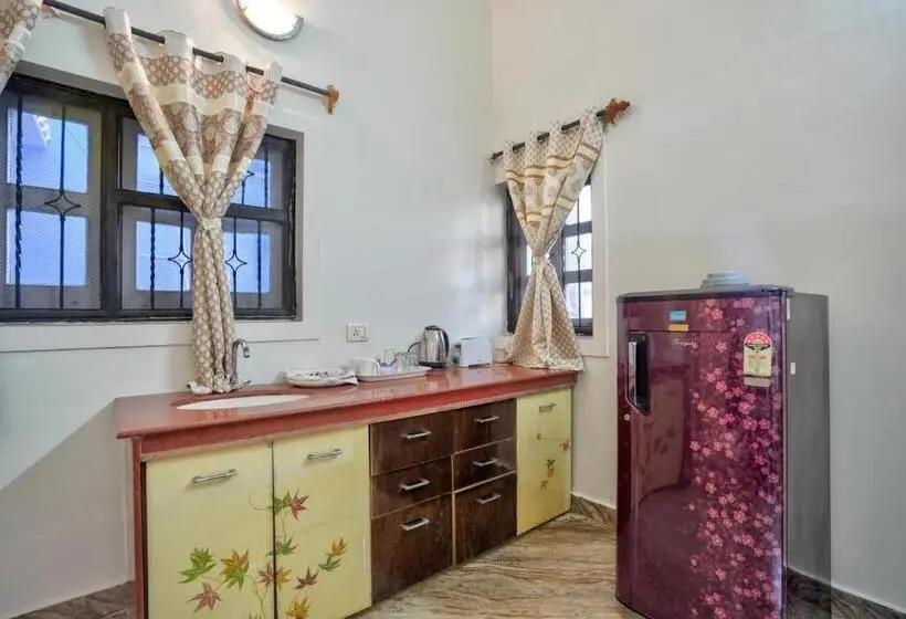 Villa 1 Makuuhuone, Lacasita Villas & Cottages Near Anjuna Beach & Shiva Valley