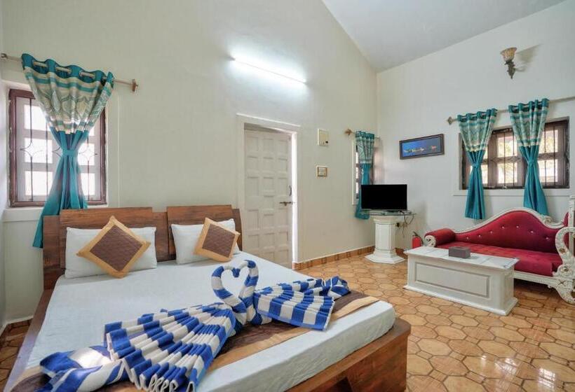 וילה בת 2 חדרי שינה, Lacasita Villas & Cottages Near Anjuna Beach & Shiva Valley