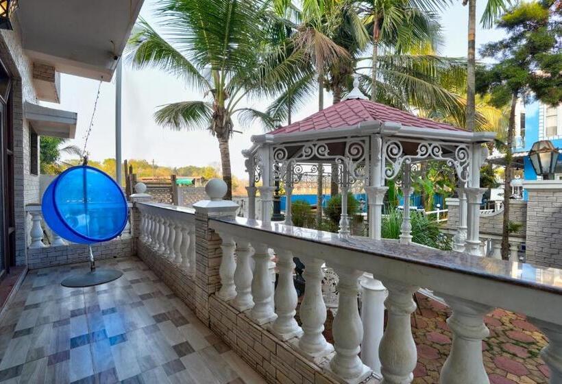 וילת סופריור, חדר שינה 1, Lacasita Villas & Cottages Near Anjuna Beach & Shiva Valley