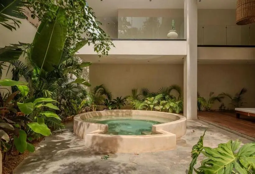 آپارتمان 1 خوابه با چشم‌انداز استخر, Departamento En Tulum Jade