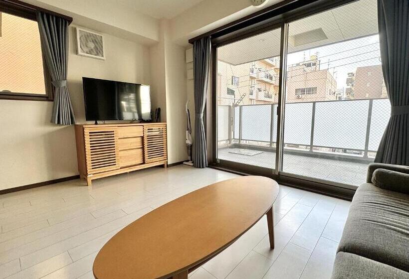 جناح غرفتين نوم, 大人気黒門市場徒歩1分 日本橋駅徒歩2分 道顿堀 難波 心斎橋徒歩圏内 金悦マンション