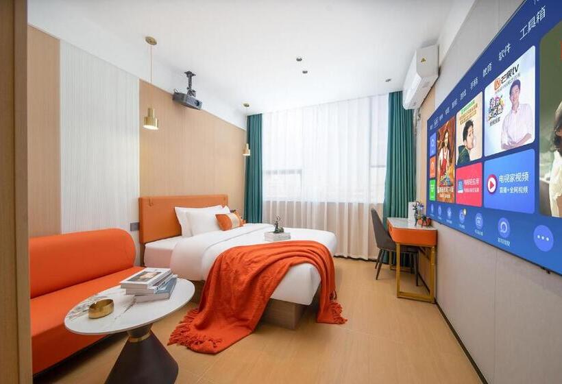 اتاق استاندارد یک نفره, Guangzhou Yashe Hotel Keyun Road Metro Station Pazhou Convention And Exhibition Store