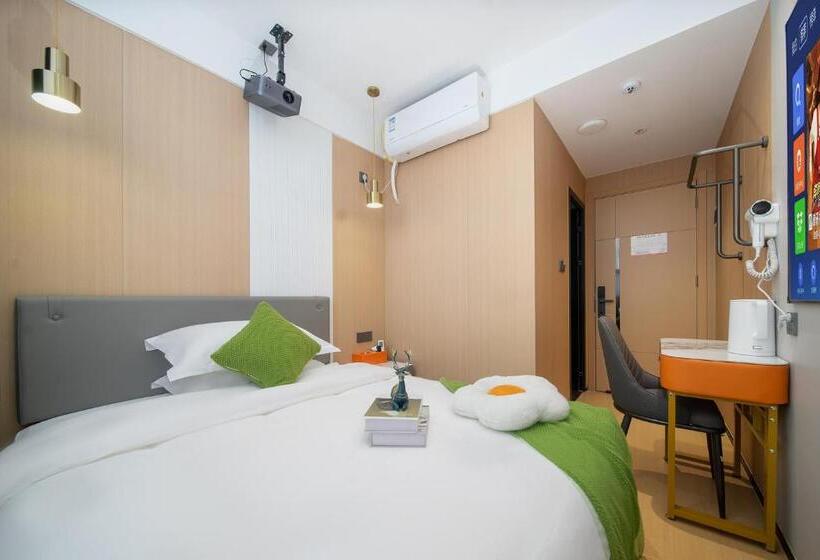 اتاق استاندارد یک نفره, Guangzhou Yashe Hotel Keyun Road Metro Station Pazhou Convention And Exhibition Store