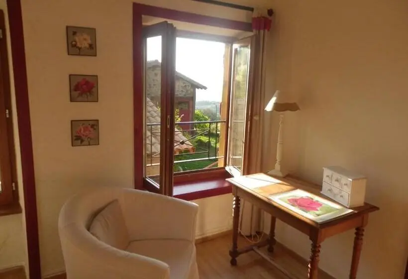景色の見えるトリプルスタンダードルーム, Maison D'hôtes De La Verrière