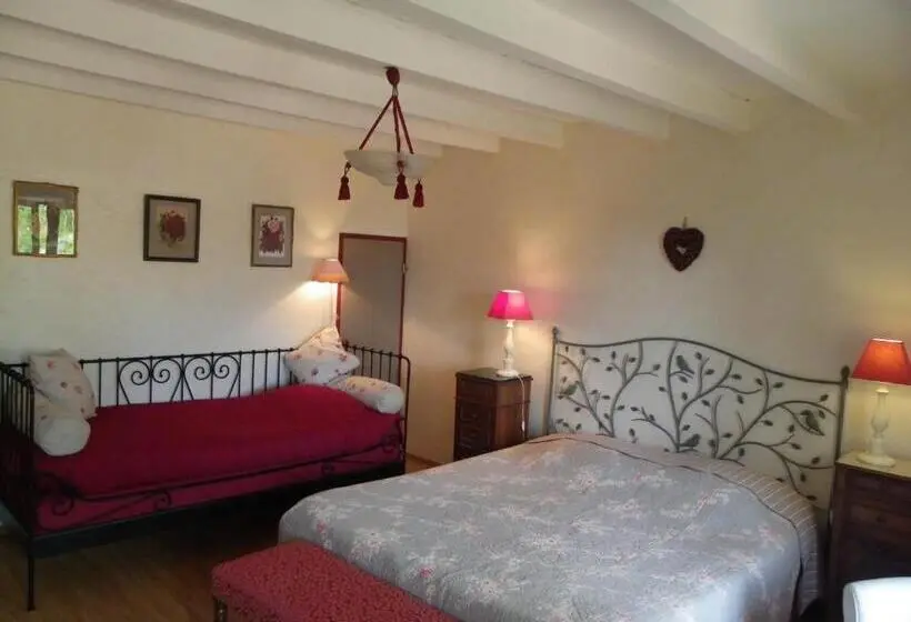 景色の見えるトリプルスタンダードルーム, Maison D'hôtes De La Verrière