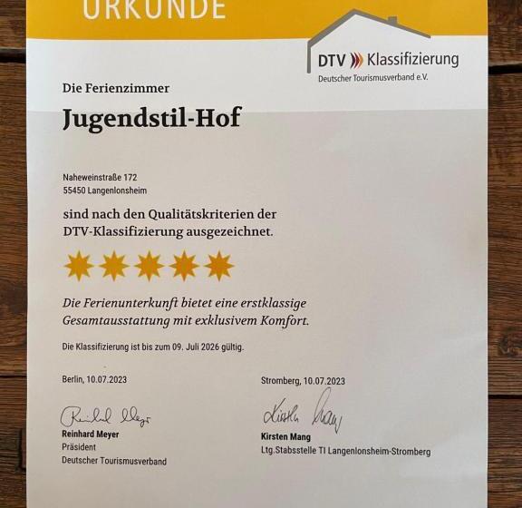 חדר דלוקס, Jugendstil Hof