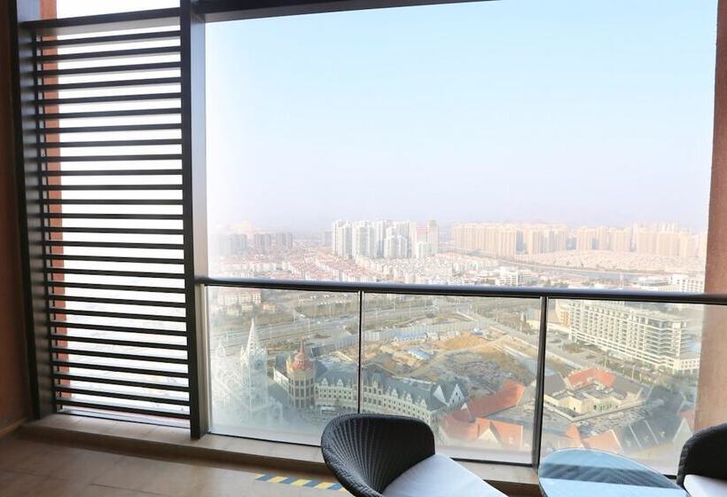 디럭스 룸 도시 전망, Mangrove Tree Resort World Qingdao