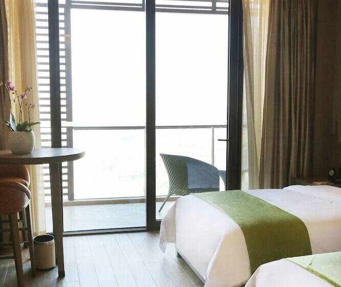 디럭스 룸 도시 전망, Mangrove Tree Resort World Qingdao