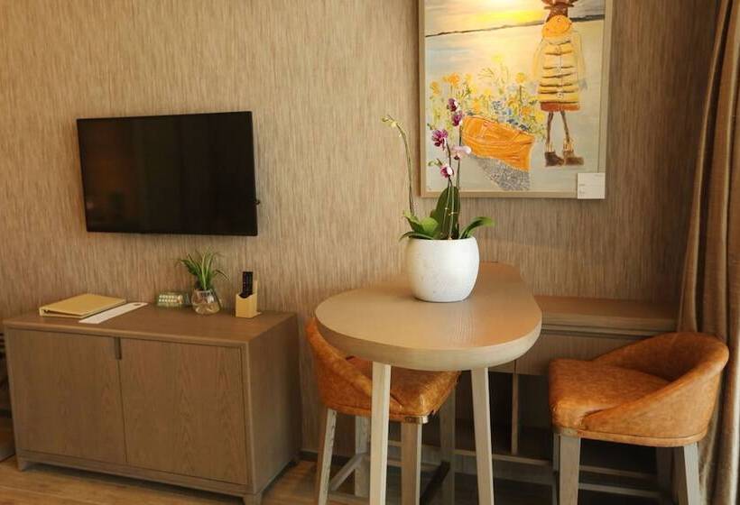 디럭스 룸 도시 전망, Mangrove Tree Resort World Qingdao