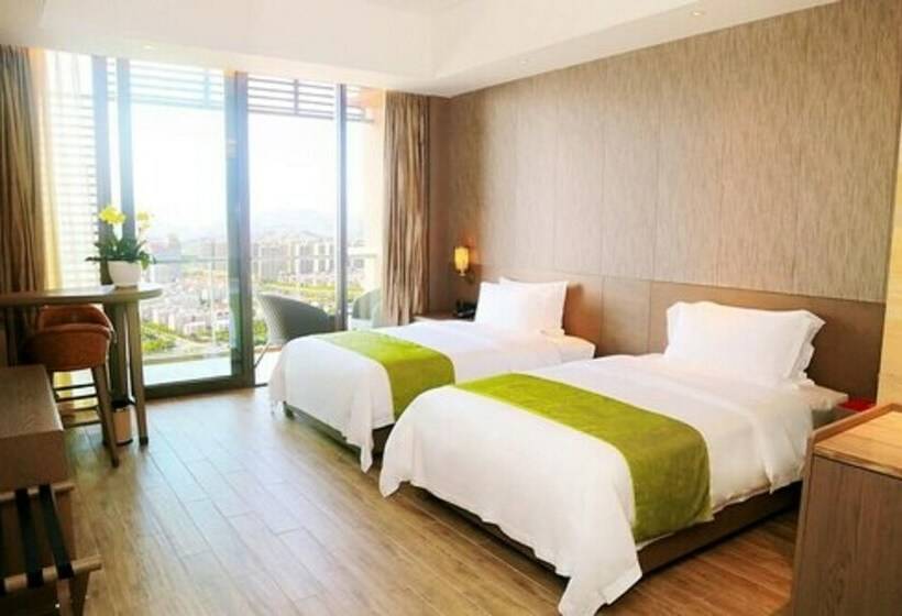 디럭스 룸 도시 전망, Mangrove Tree Resort World Qingdao