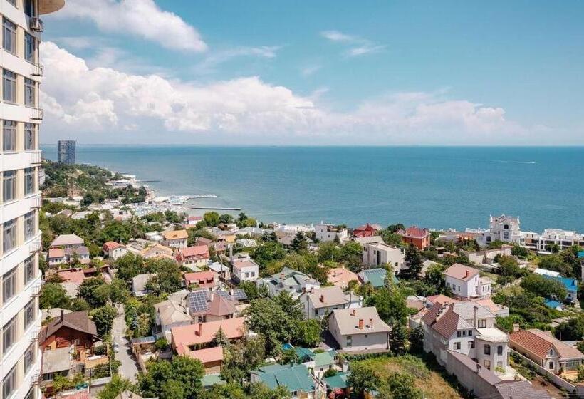 آپارتمان 1 خوابه با چشمانداز دریا, Arcadia Luxury Apartments