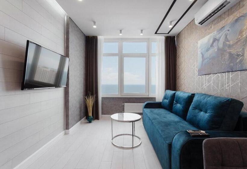 آپارتمان 1 خوابه با چشمانداز دریا, Arcadia Luxury Apartments