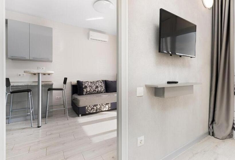 آپارتمان 1 خوابه با تراس, Arcadia Luxury Apartments