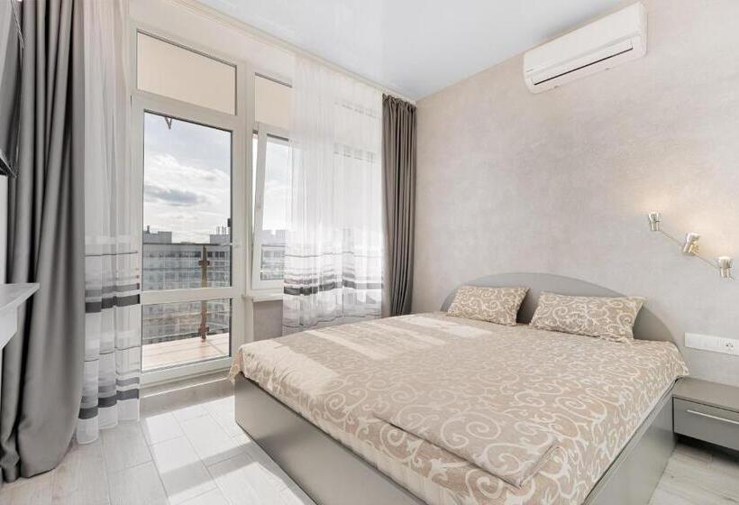 آپارتمان 1 خوابه با تراس, Arcadia Luxury Apartments