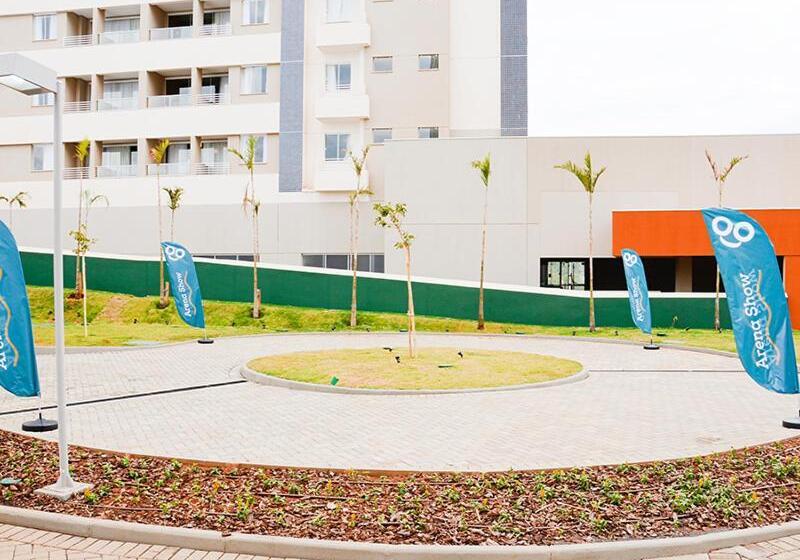 דירה בת חדר שינה 1 עם מרפסת, Apart Hotel   Solar Das águas