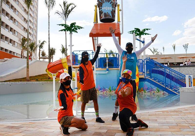 דירה בת חדר שינה 1 עם מרפסת, Apart Hotel   Solar Das águas