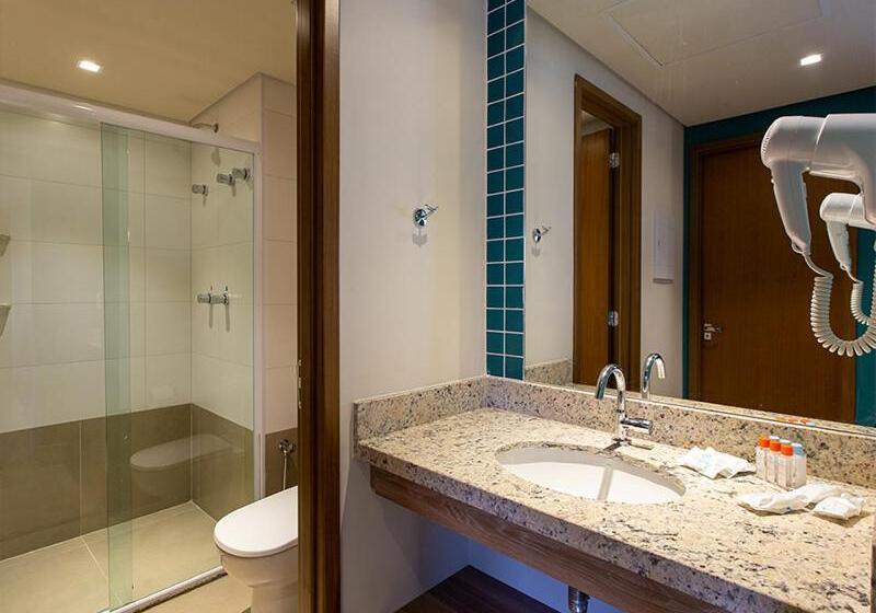 דירה בת חדר שינה 1 עם מרפסת, Apart Hotel   Solar Das águas