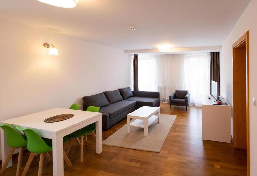 침실 1개 아파트, Merkur Apartments   Self Check In