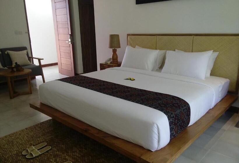 プールの見えるデラックスルーム, Purana Boutique Resort