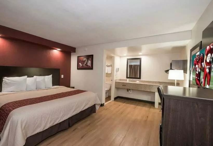 キングサイズベッドのスタンダードルーム, Red Roof Inn Wildwood – Cape May/rio Grande