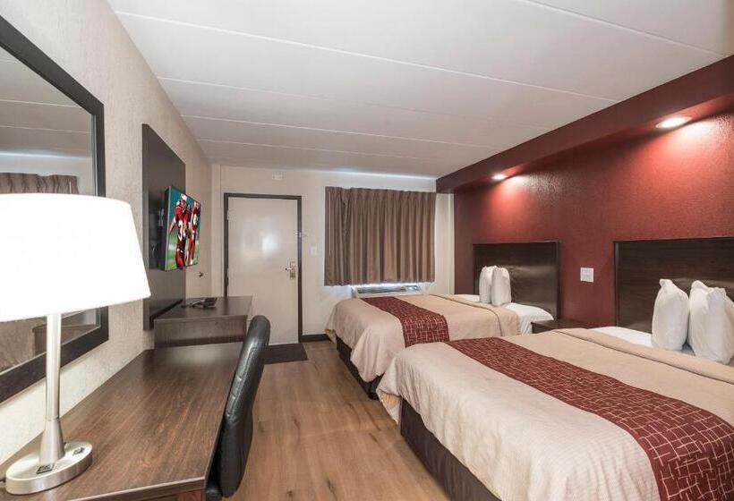 غرفه قياسيه سريرين مزدوجين, Red Roof Inn Wildwood – Cape May/rio Grande