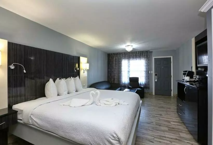 キングサイズベッドのスタンダードルーム, Historic Waterfront Marion Motor Lodge In Downtown St Augustine