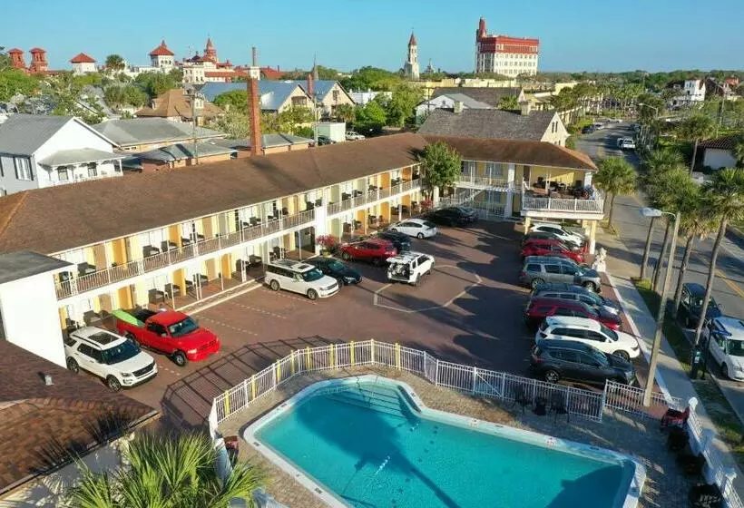 キングサイズベッドのスタンダードルーム, Historic Waterfront Marion Motor Lodge In Downtown St Augustine