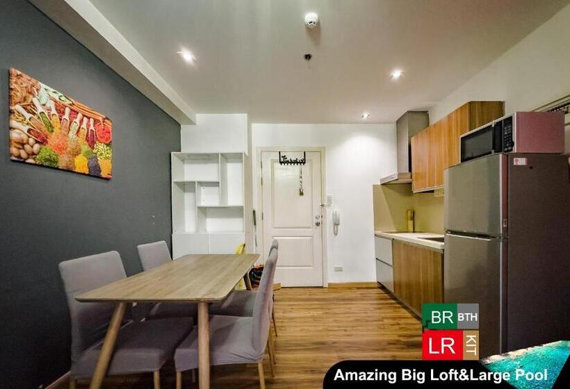 דירת דופלקס בת חדר שינה 1, Siglo Suites @ The Gramercy Residences