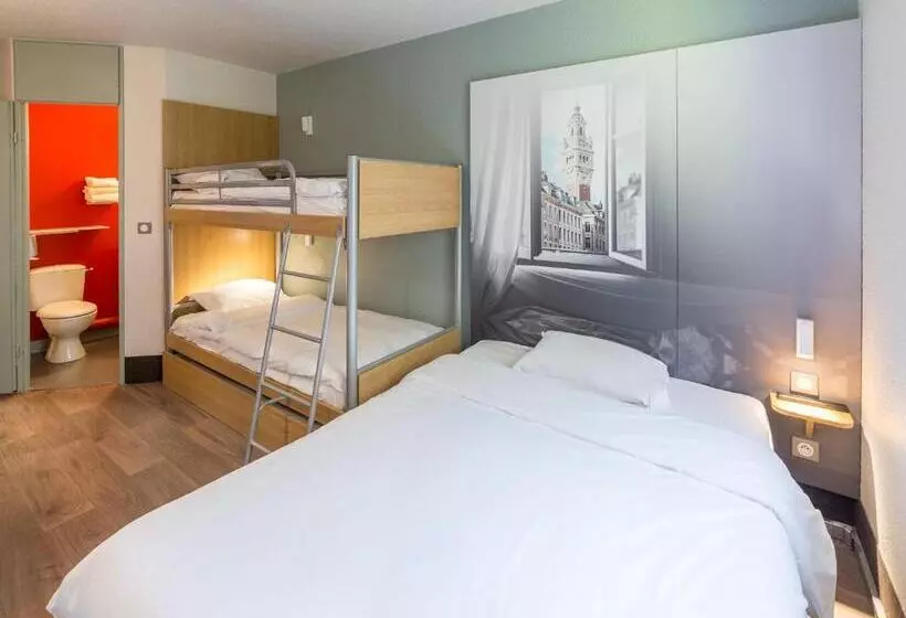 スタンダード４人部屋, B&b Hotel Lille Lezennes Grand Stade