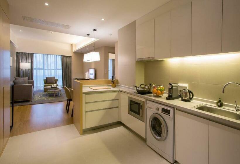 Apartament 1 Dormitori, Cm Service Apartment Tianjin