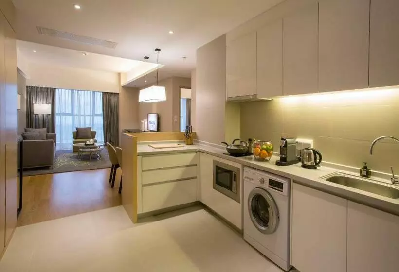 Huoneisto 1 Makuuhuone, Cm Service Apartment Tianjin