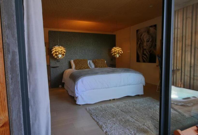 스탠다드 룸 킹사이즈 침대, Bien Loin D Ici Spa B&b