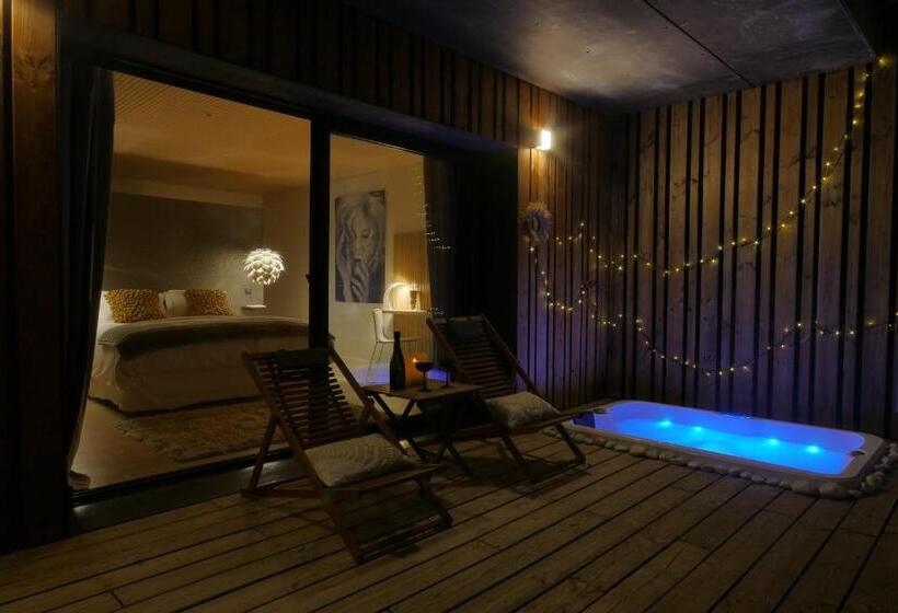 스탠다드 룸 킹사이즈 침대, Bien Loin D Ici Spa B&b