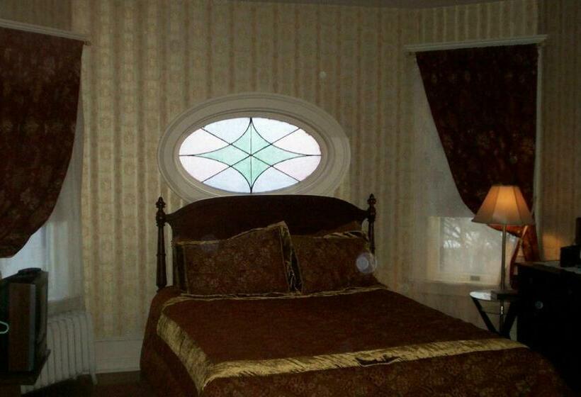 غرفة ديلوكس مزودة بشرفة, Victorian Charm Inn