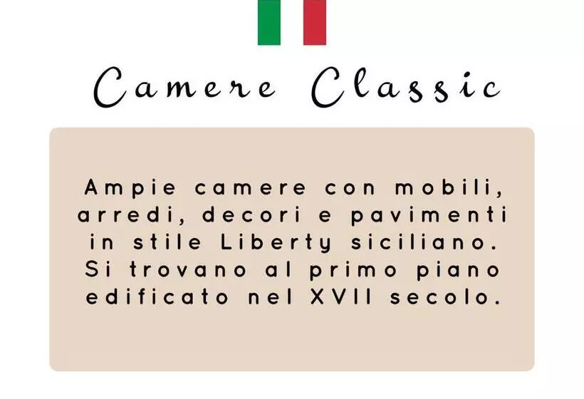 クラシックルーム, Meliaresort Dimore Storiche