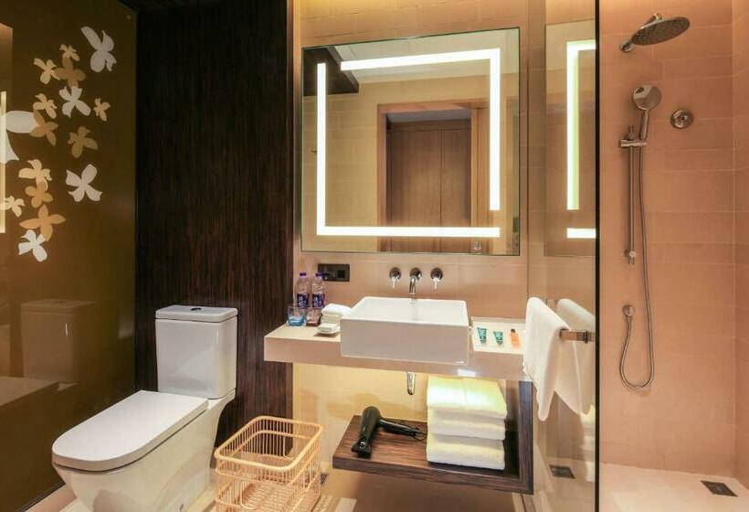 Engelliler için Büyük Çift Kişilik Yataklı Standart Oda, Hilton Garden Inn Ningbo