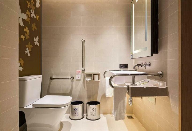 Engelliler için Büyük Çift Kişilik Yataklı Standart Oda, Hilton Garden Inn Ningbo