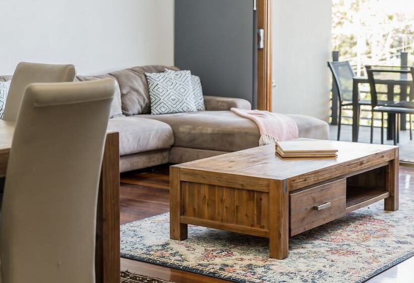 带泳池景观及3个卧室的公寓, The Butter Factory Byron Bay