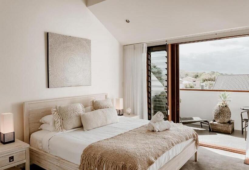 带泳池景观及3个卧室的公寓, The Butter Factory Byron Bay