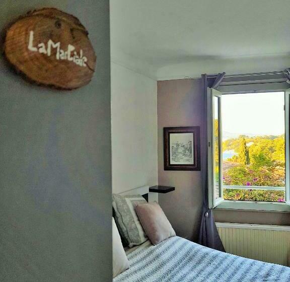 غرفة قياسية مطلّة علي البحر, Villa Chateau Les Terrasses, Tamaris, Vues Mer Exceptionnelles Au Calme, Mer Et Plage à 2mn à Pied