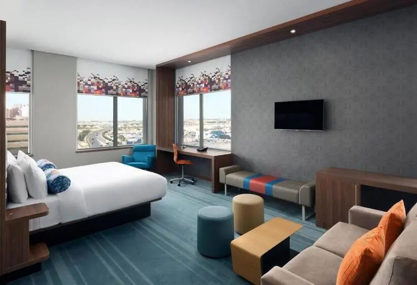 キングサイズベッドのスイートルーム, Aloft Dhahran